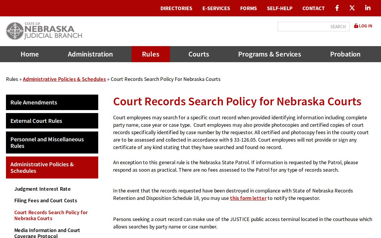 Madison County criminal court case search policy