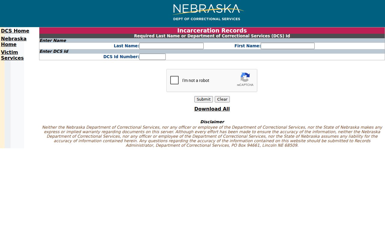 Madison County criminal history state inmate search