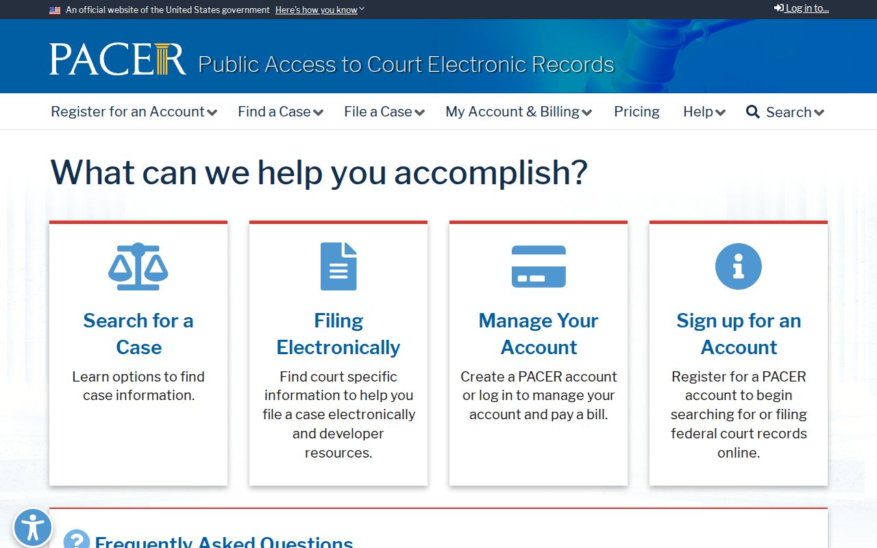PACER federal records for Madison County criminal history research