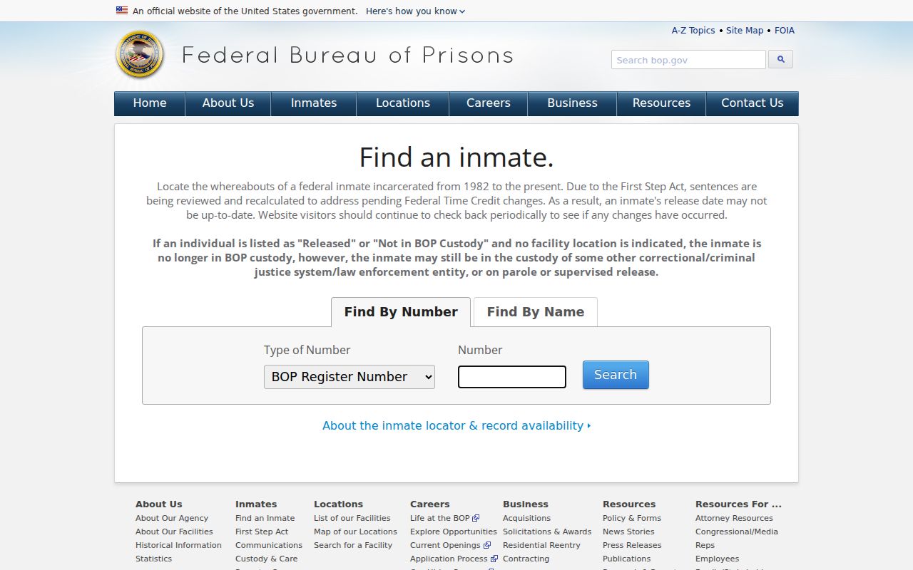 Federal inmate locator for Madison County criminal history checks